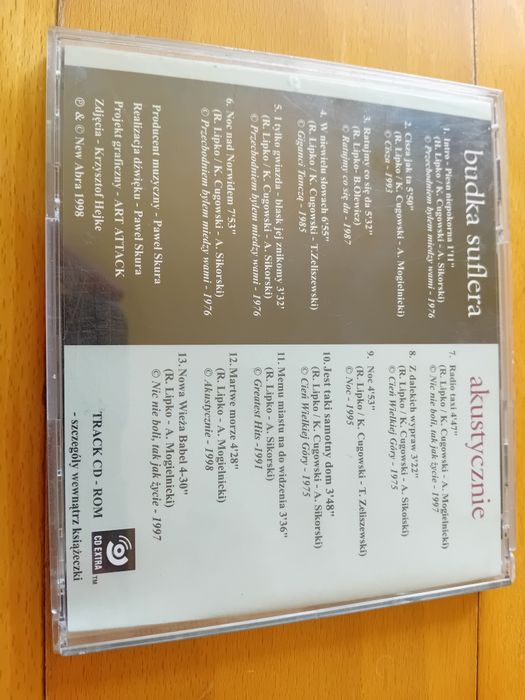Budka suflera akustycznie cd