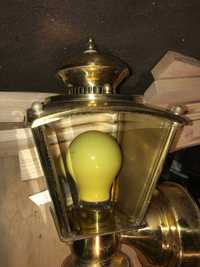Lampa przydomowa ogrodowa mosiężny kandelabr