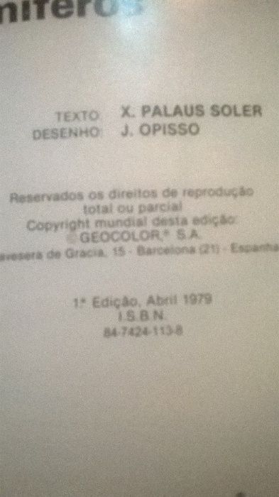 Safari Cor - Mamíferos (NOVO)(para colecionadores)