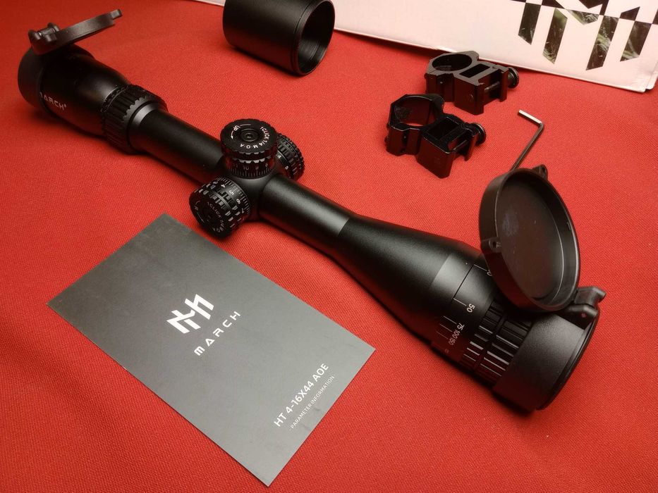 Оптичний приціл MARCH HT 4-16x44 AOE прицел оптический оптика зброї