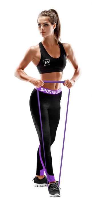 Guma do ćwiczeń mocna oporowa taśma TRENINGOWA opór 17-26KG WR