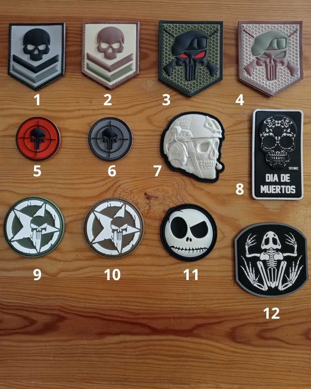 Patch Caveiras - Vários - Desde 4,00€