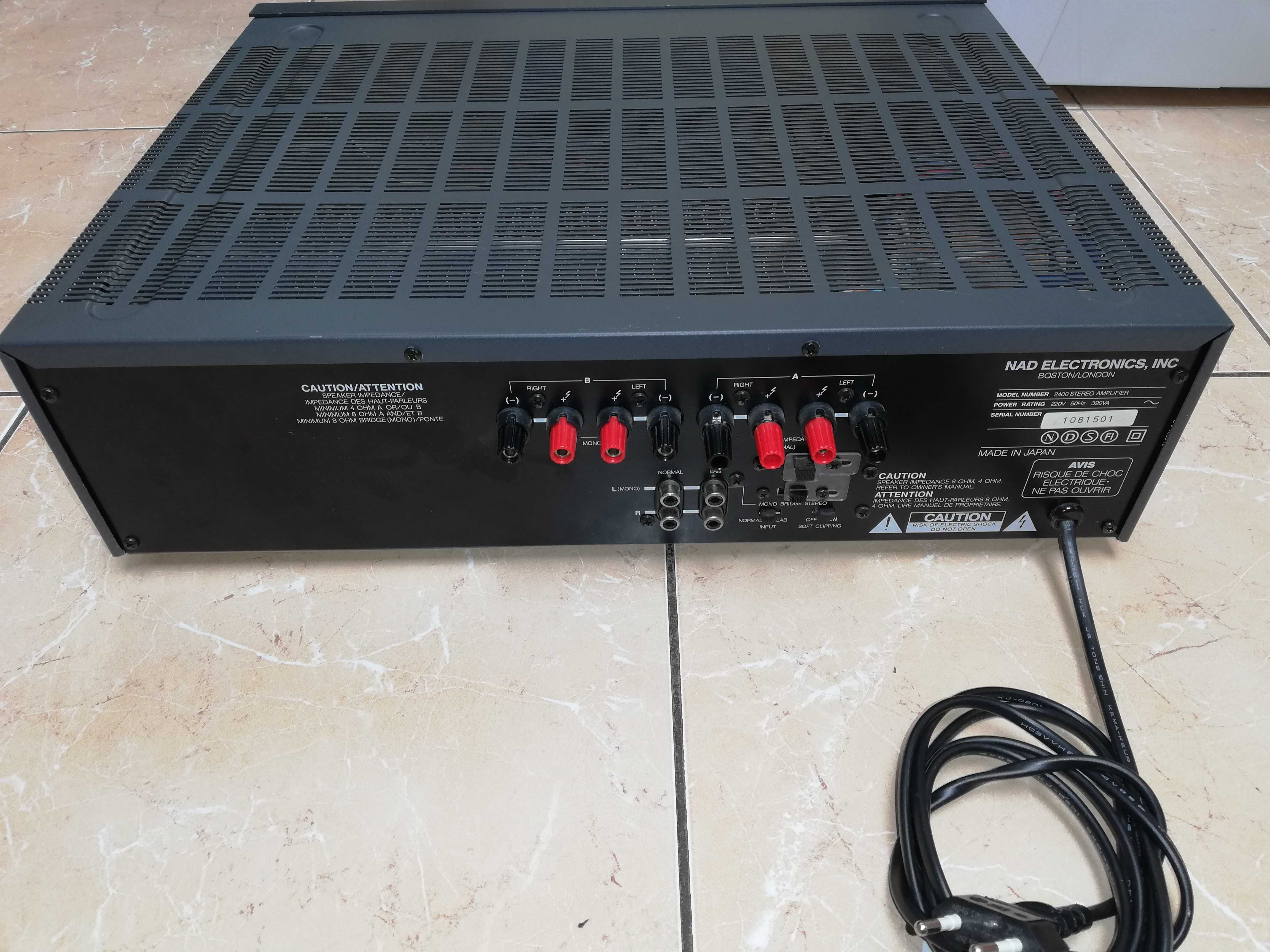 NAD 2400 Końcówka mocy wzmacniacz