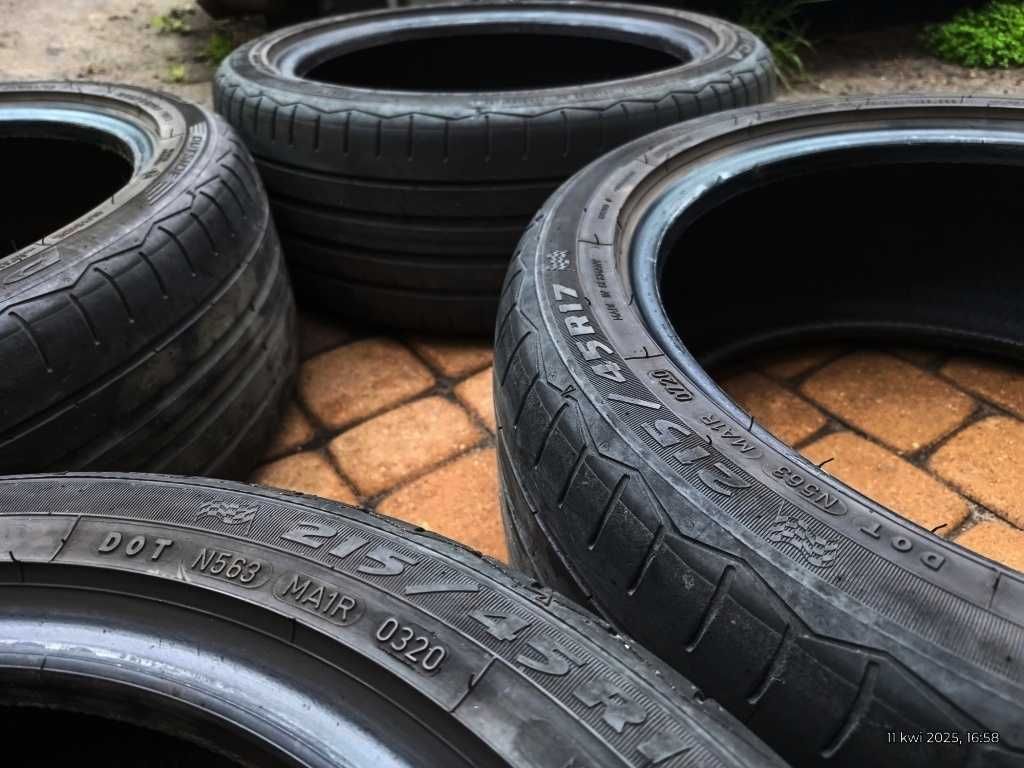 215/45R17 91Y 4Opony DĘBICA Presto UHP2 RIM-Protector 2020 Bieżnik~60%