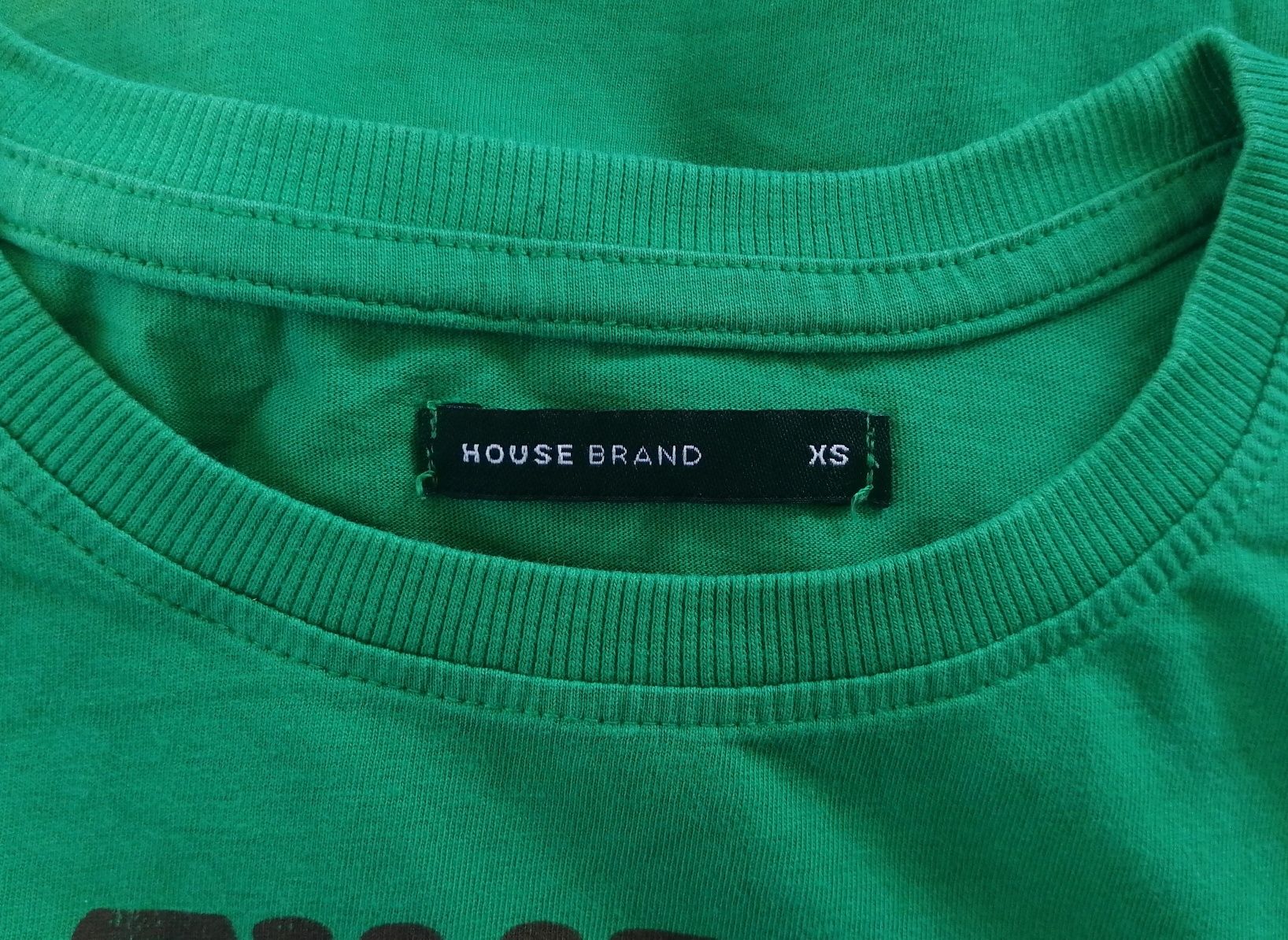 Zielony T-shirt house XS