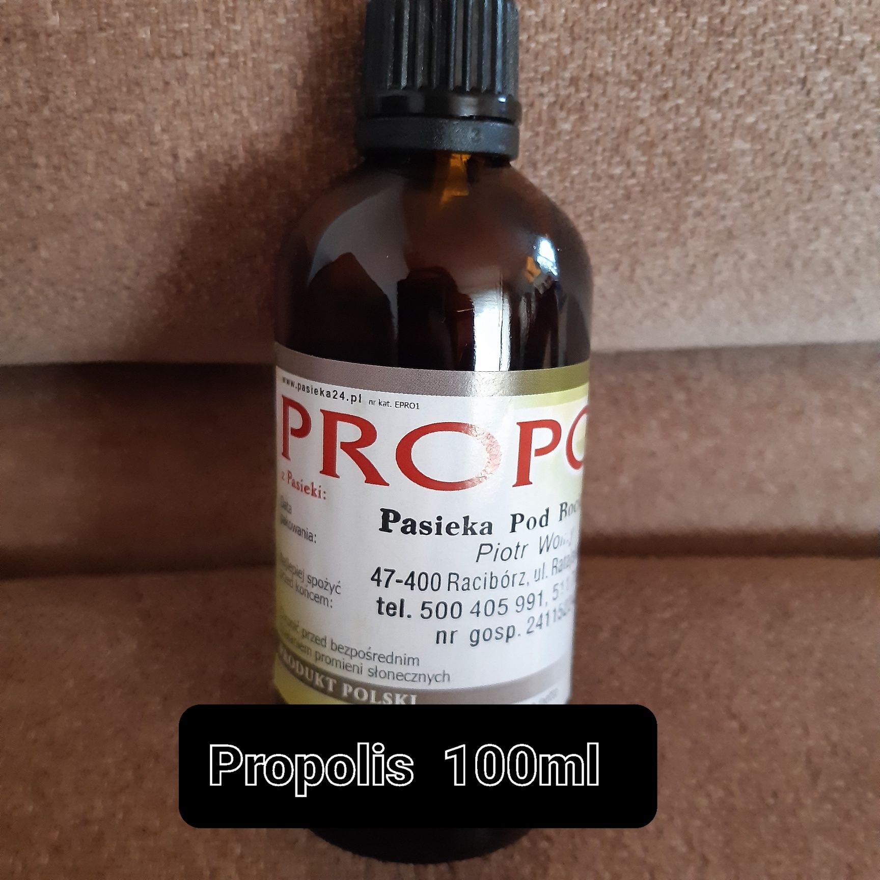 Miód z własnej pasieki.  PROPOLIS! Wysyłka.