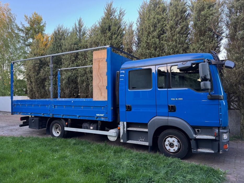 MAN TGL 8.180 DOKA  Brygadówka 6-Miejsc