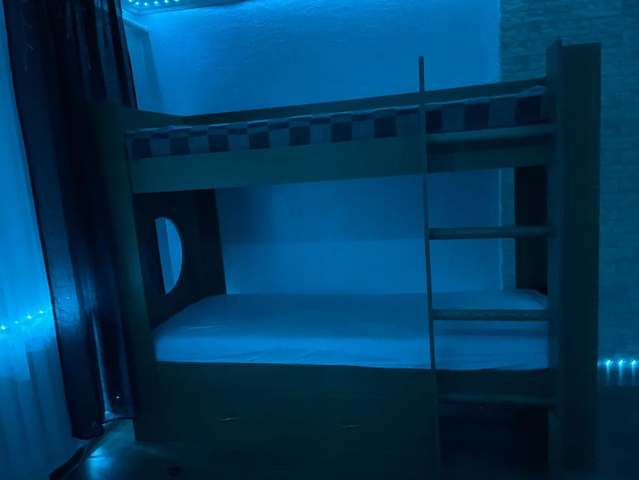 Двоярусне дитяче ліжко 80х200 см,