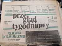 Gazety PRL "Przegląd tygodniowy" rok 1991 44 sztuki