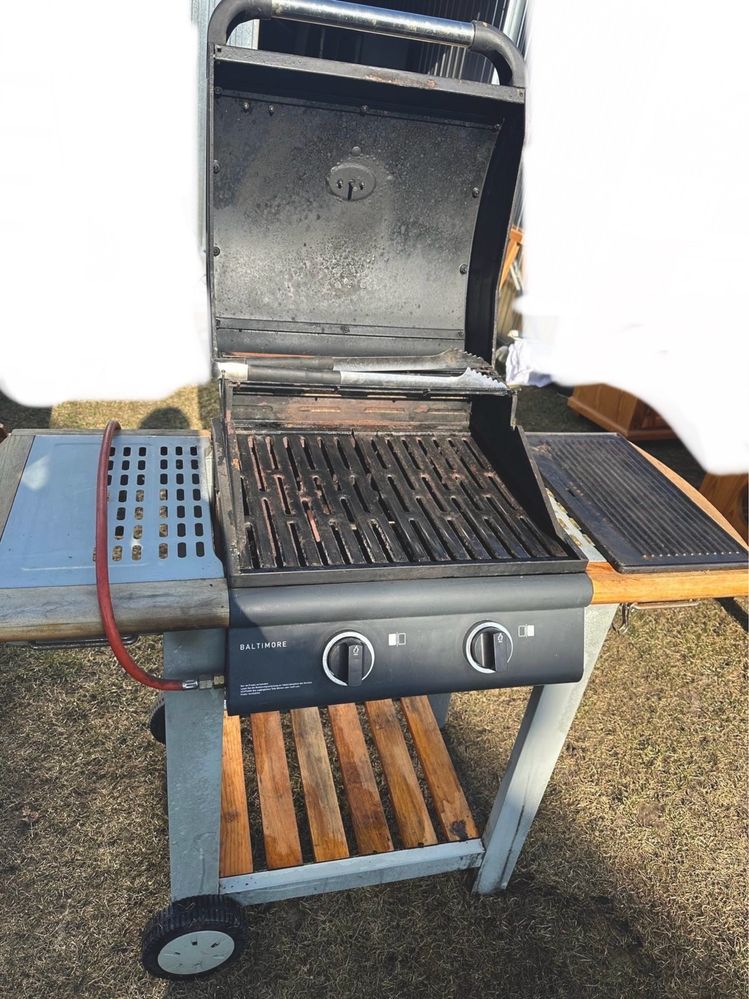 Grill gazowy na sprzedaż z płytą żeliwną