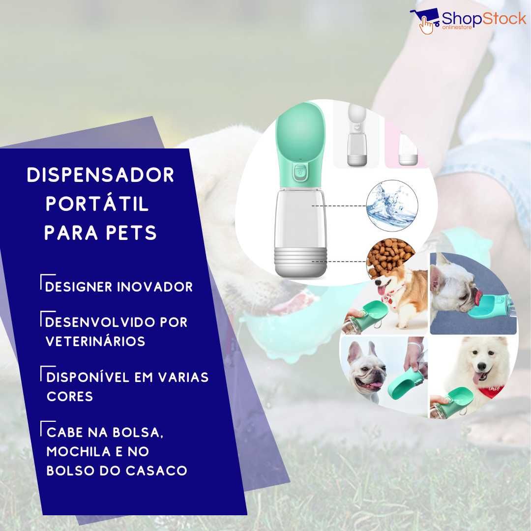 Dispensador Portátil P/ Pets