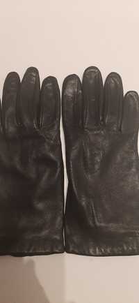 Sprzedam rękawiczki skórzane damskie w rozmiarze M/7.