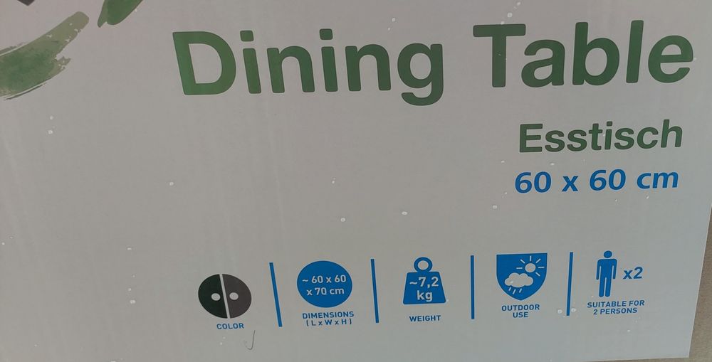 Стол Aro Bistro квадратный 60х60х70см