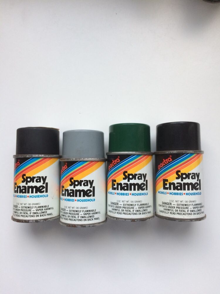 Sprays de pintura para modelismo