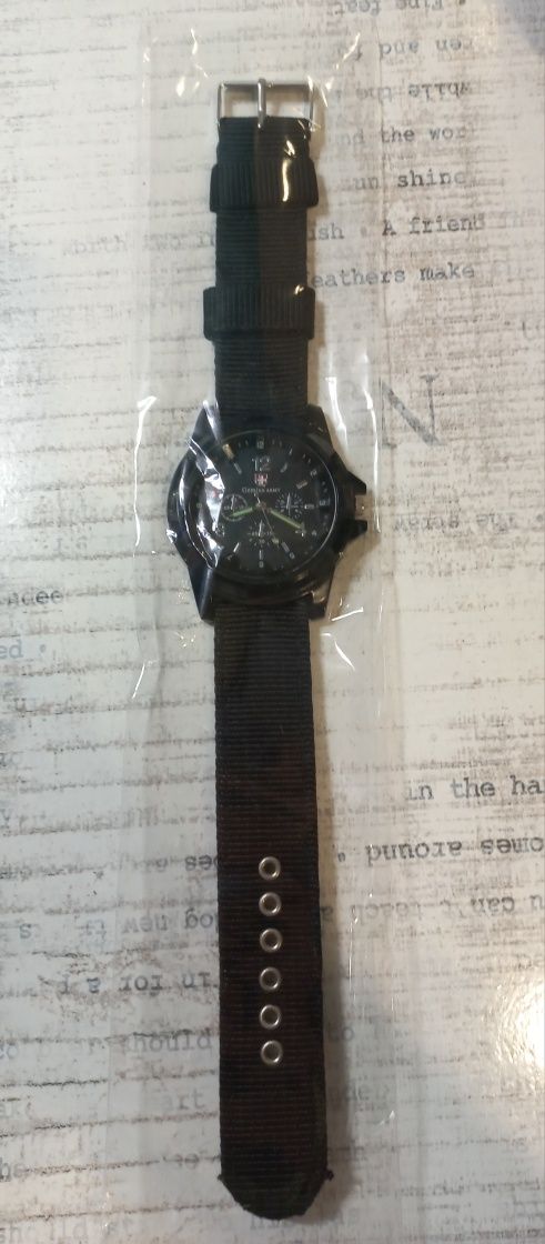 Zegarek czarny Gemius ARMY czarny klasyczny/sportowy