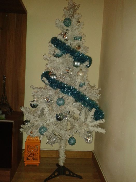 Árvore de Natal branca 150cm