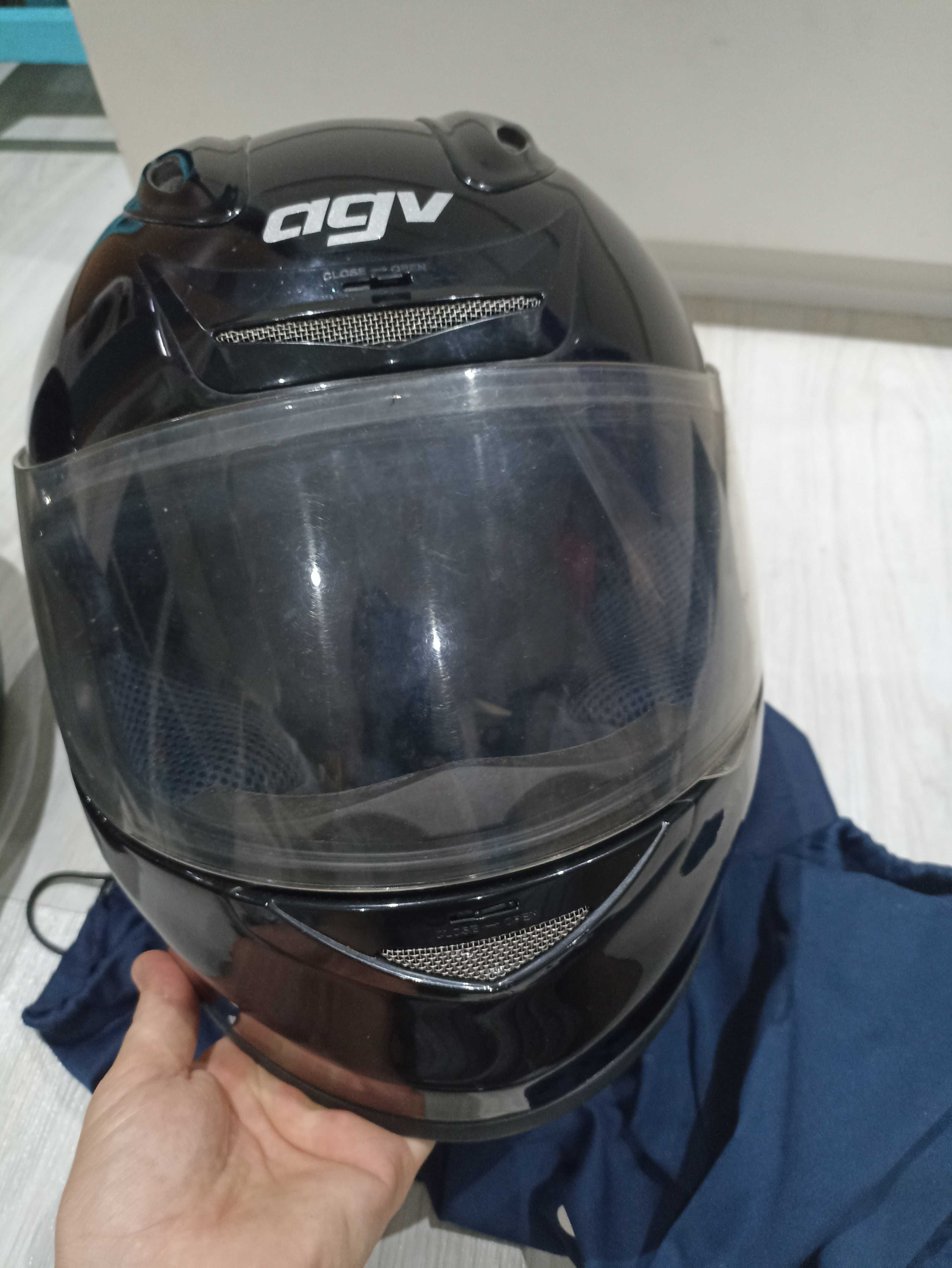 Capacete usado Agv