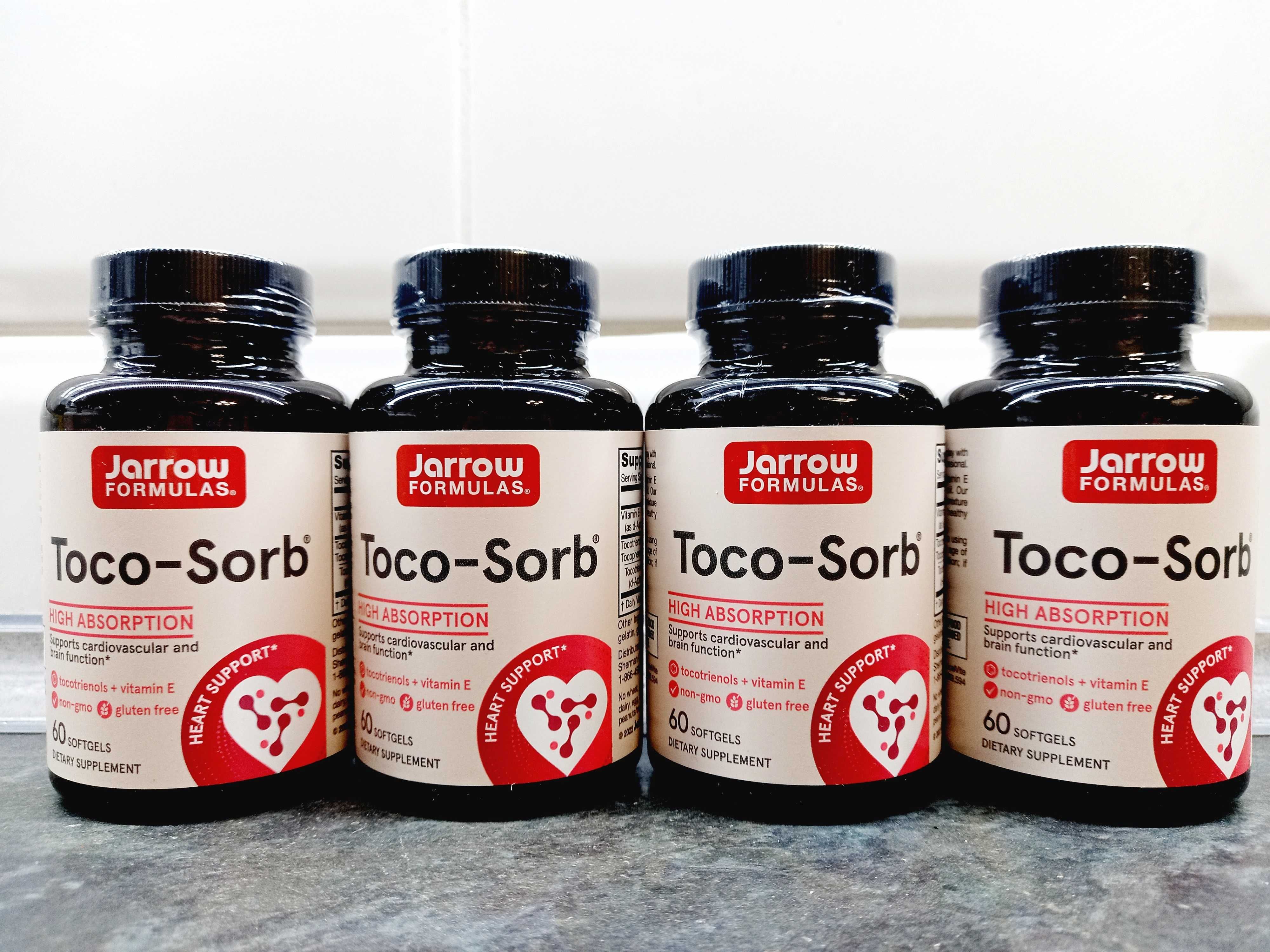 Jarrow Formulas, Toco-Sorb (60 капс.), витамин Е с токотриенолами