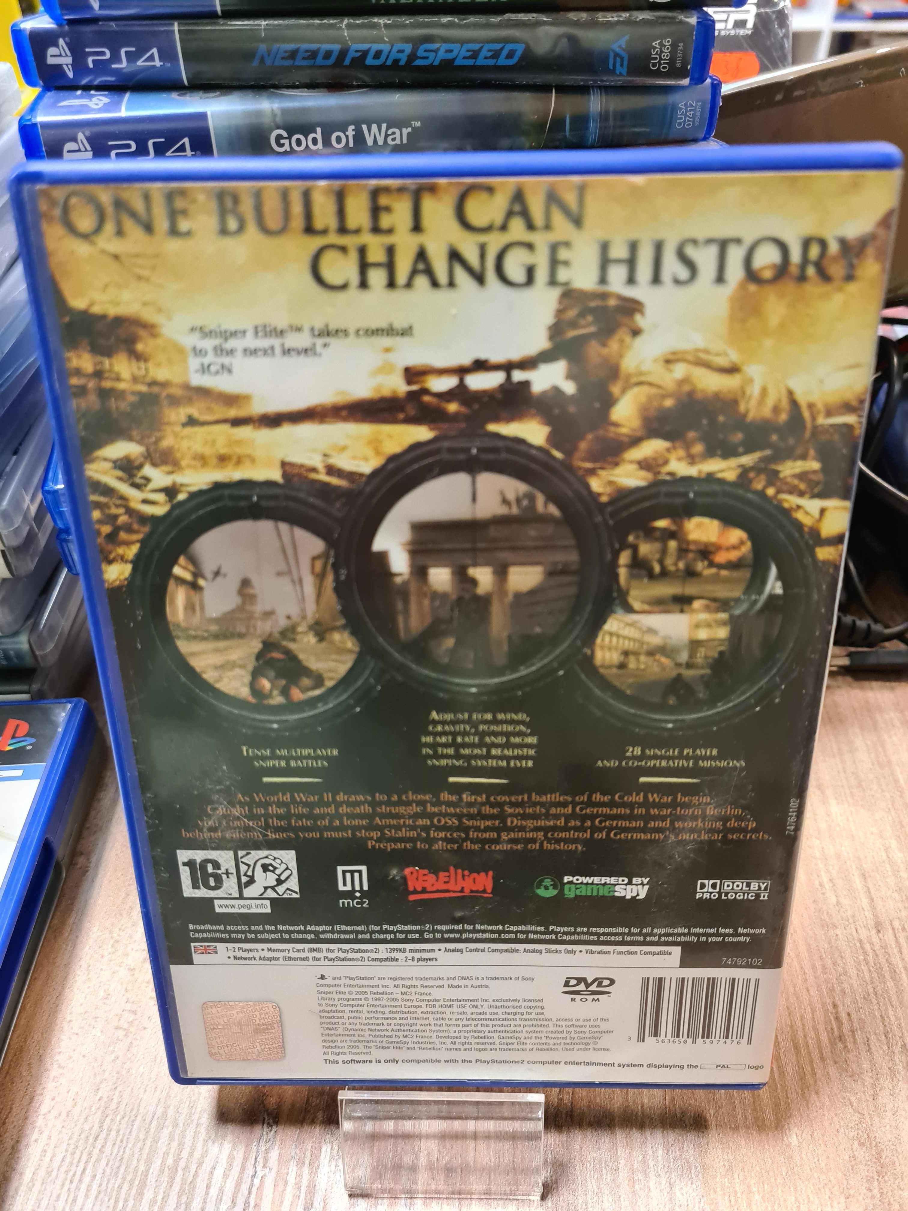 Sniper Elite: Berlin 1945 PS2,  Sklep Wysyłka Wymiana