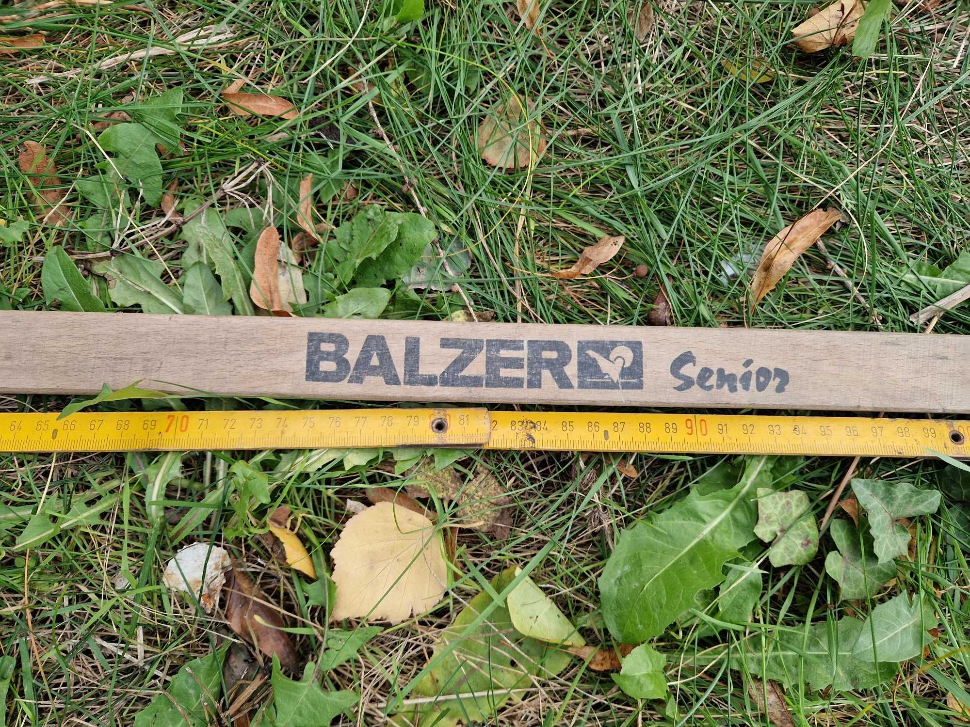Stary sprawny kij hokejowy do hokeja na lód 153cm prosty Balzer Senior