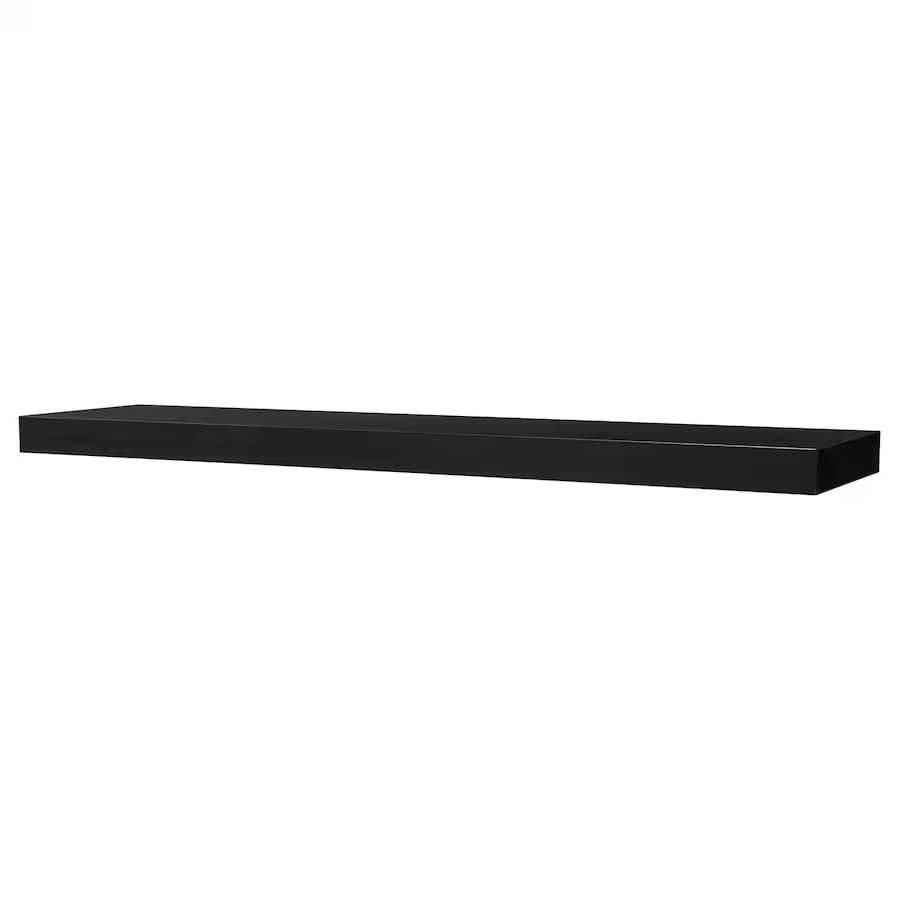 Estante de parede LACK, preto-castanho, 190x26 cm - IKEA