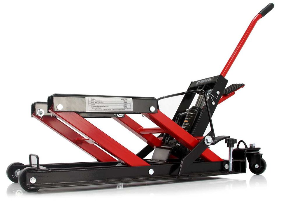 Podnośnik motocyklowy serwisowy hydrauliczny ATV o udźwigu 680 kg