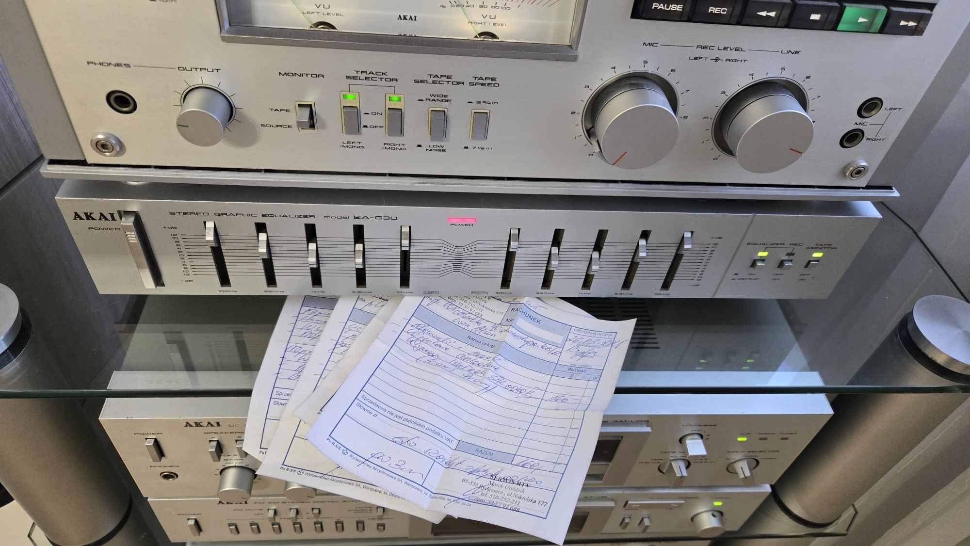 Wieża AKAI ,magnetofon szpulowy gx 620