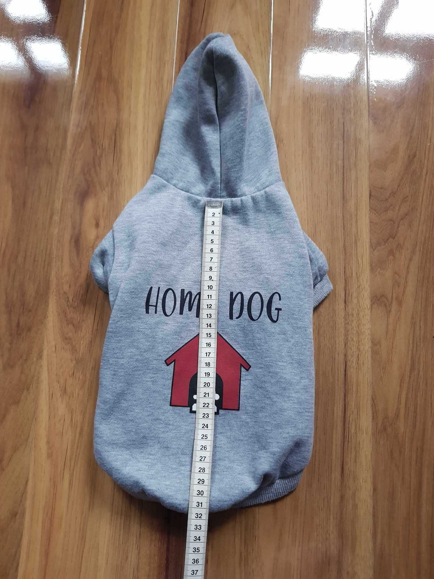 Szara bluza z kapturem dla psa Home Dog Matalan bluza dla pieska