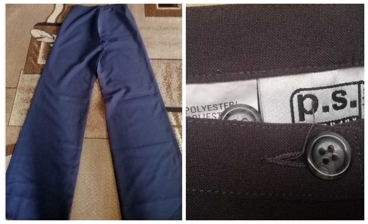 Шикарний комплект : широкі брюки + дві блузи р. 44-46