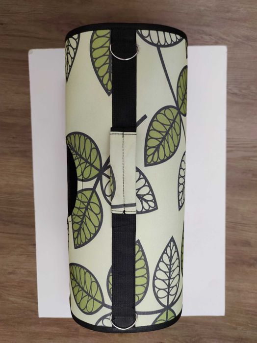 Transporter Torba dla Psa Kota zielona w listki NOWA