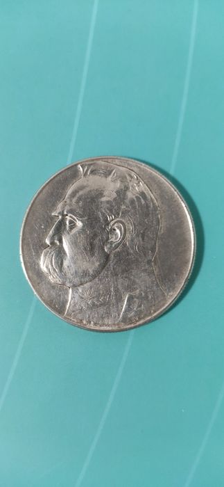 Srebrna moneta Józef Piłsudski z 1936 roku