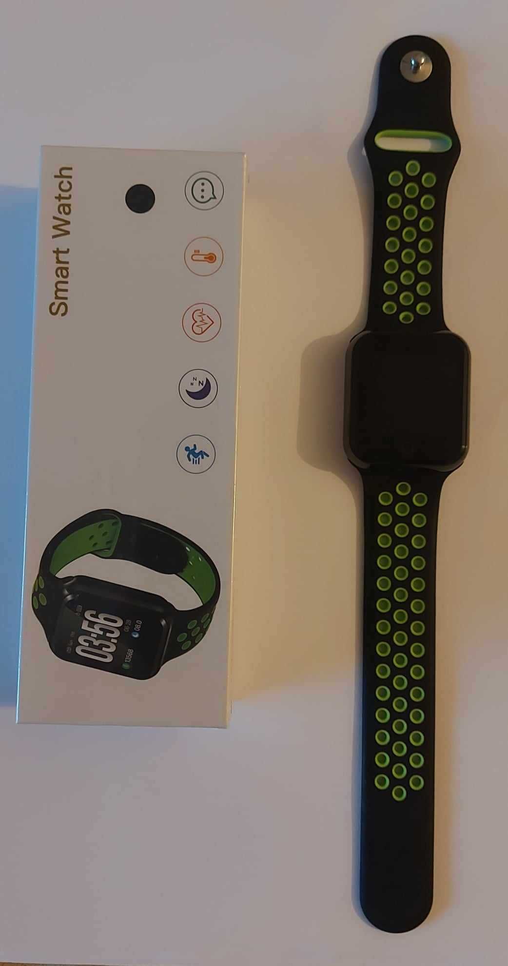 Smartwatch nowy w pudełku zegarek do Android z GPS, EKG,