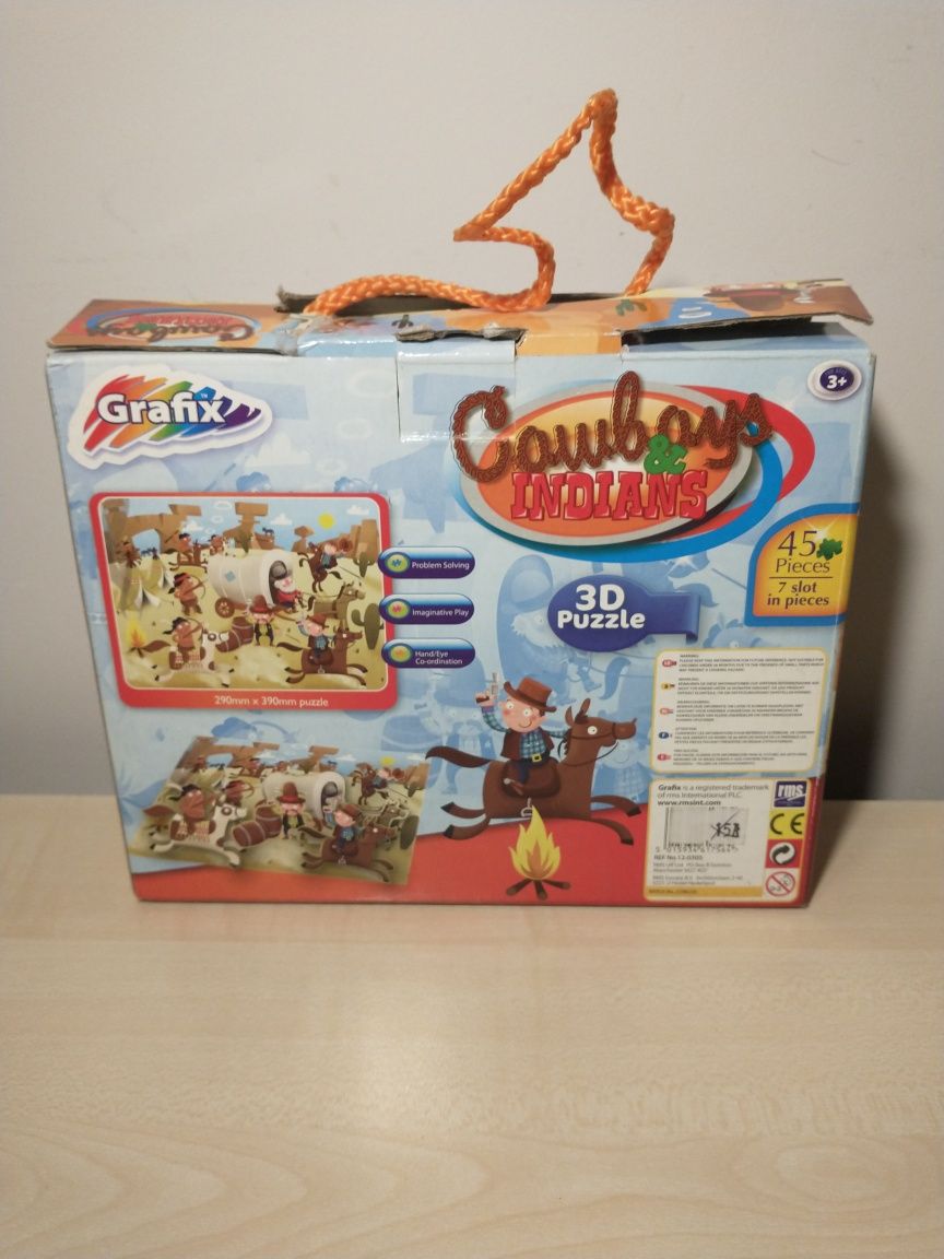 Puzzle Grafix COWBOYS & INDIANS 3D