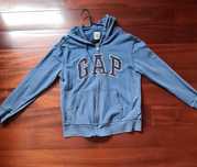 Sweatshirt com capucho e fecho GAP, tam. M Como Novo