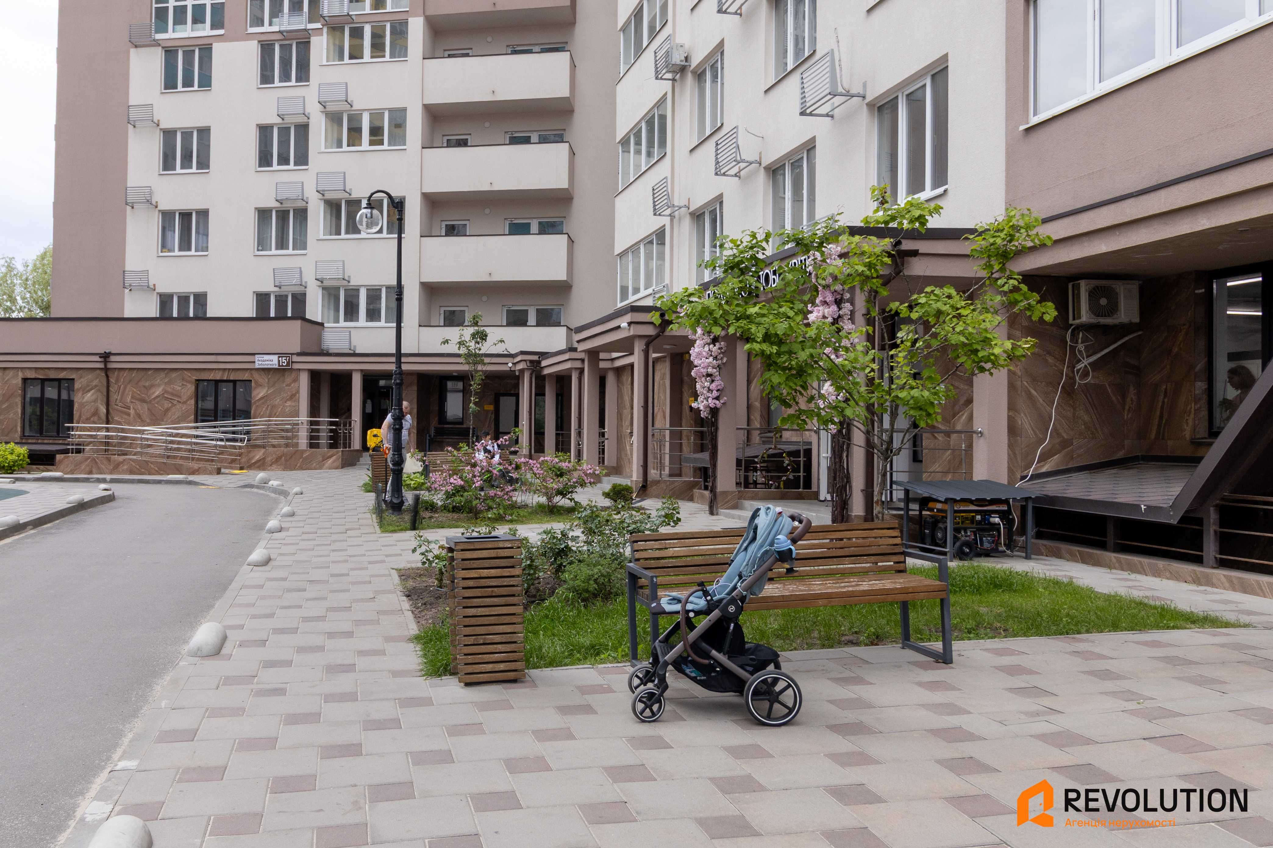 БЕЗ %; ЖК Теремки, Заболотного 15Г, 3к квартира