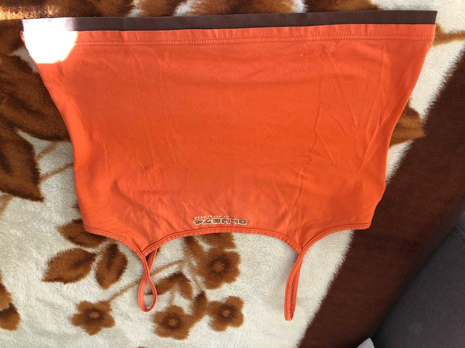 Pomarańczowy podkoszulek/bluzka/t-shirt na lato (rozm. M/L)