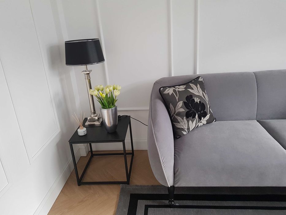 Metalowy stolik, czarny, JYSK