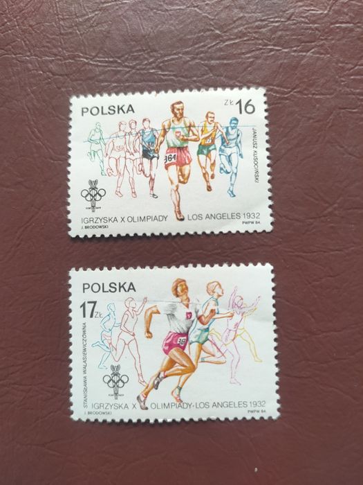 znaczki kolekcjonerskie igrzyska rok 1932 w los angeles