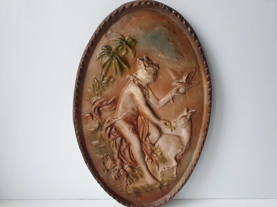 барильєф  декоративне настінне панно, картина "Німфа" Карл Штеррер