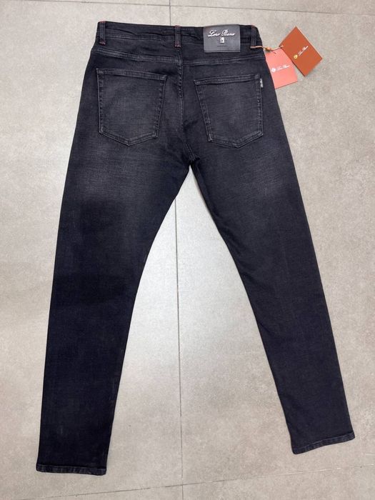 Джинси Loro Piana чорні чоловічі джинси лоро піана чорні чоловічі