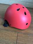 Kask rowerowy dziecięcy 3-8 lat czerwony malinowy