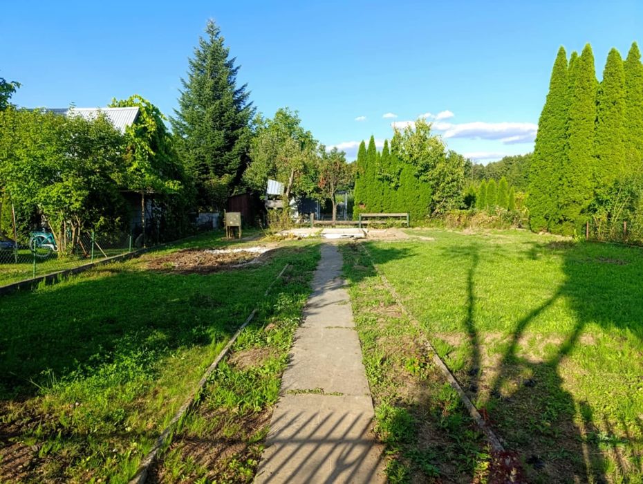 Kozienice Działka Rod Dolinka nad samym jeziorem