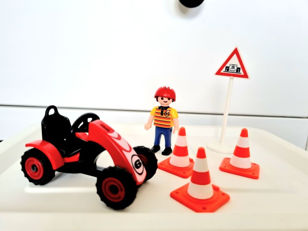 Wyścigowy gokart playmobil zestaw