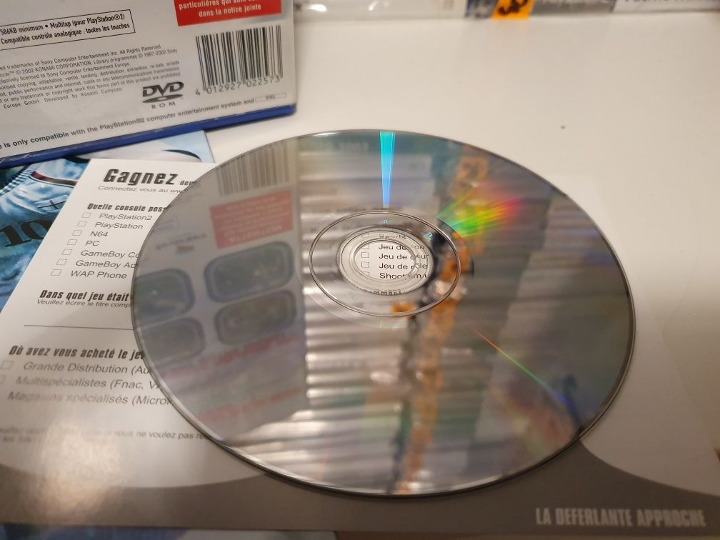 Gra gry Ps2 playstation 2 PES 2 Pro Evolution Soccer 2002 jak nowa