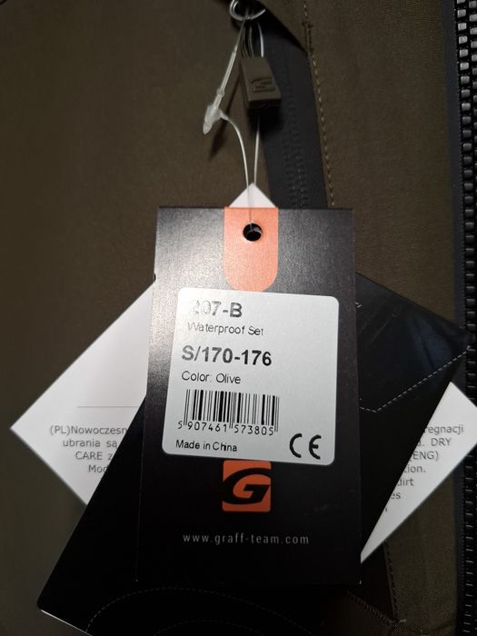 Komplet przeciwdeszczowy Graff S