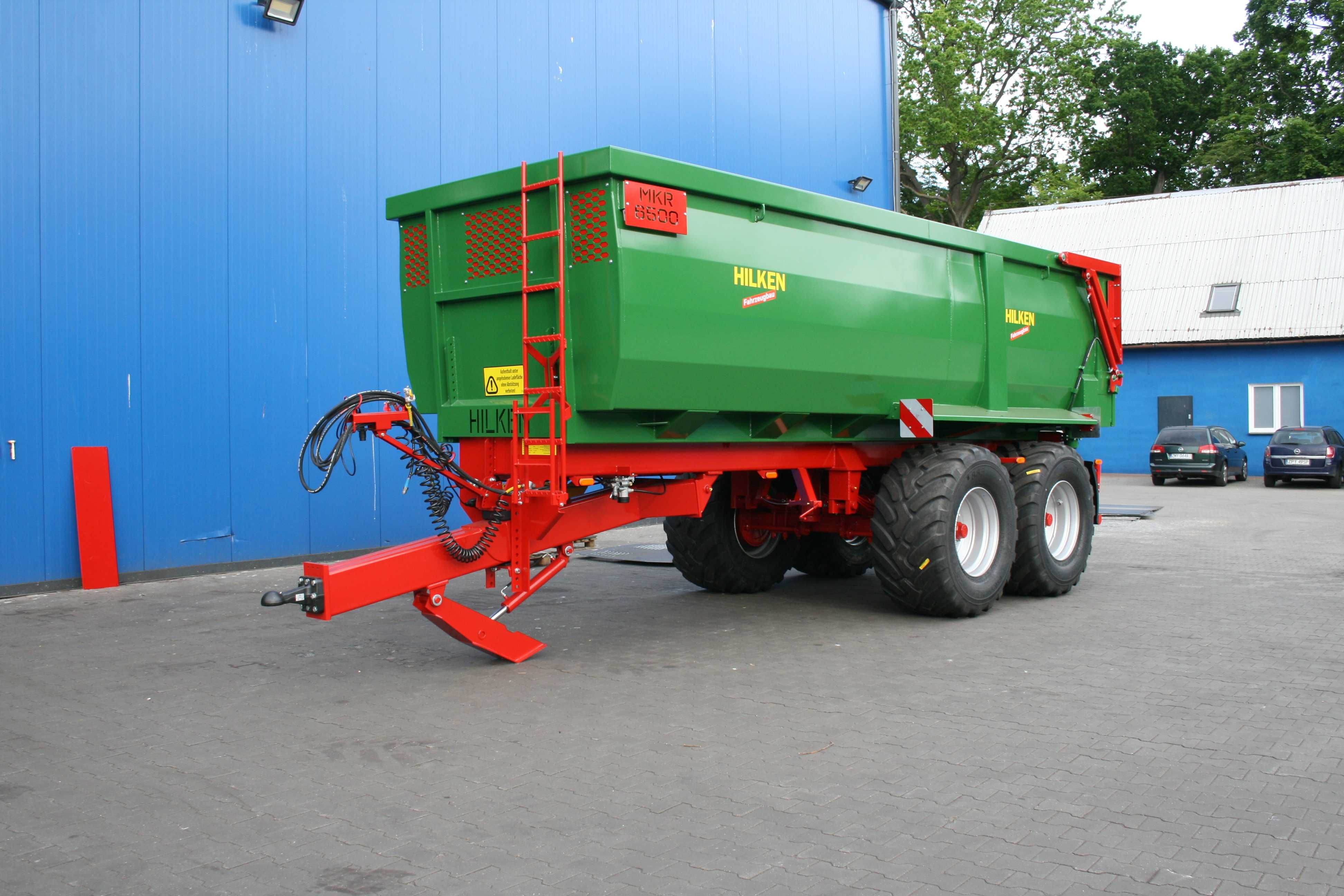 Przyczepa skorupowa MKR6500 od HILKEN Fahrzeugbau,koła 560/60R22,5