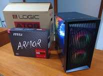 Komputer Intel i5 8600K. 16GB DDR4. Radeon RX 580 8GB. NVME SSD. Win11
