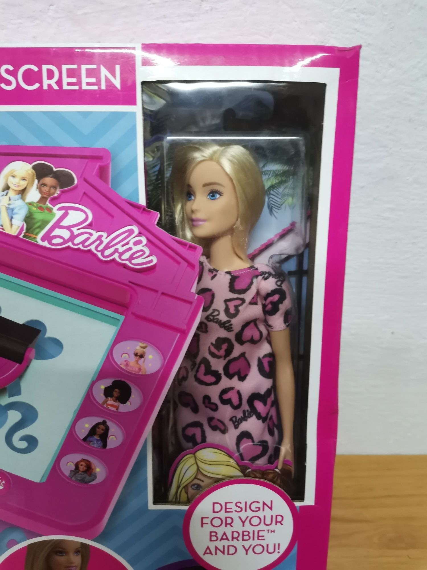 HIT Lalka Barbie zestaw XXL do tworzenia ubrań drukarnia suwak ekran