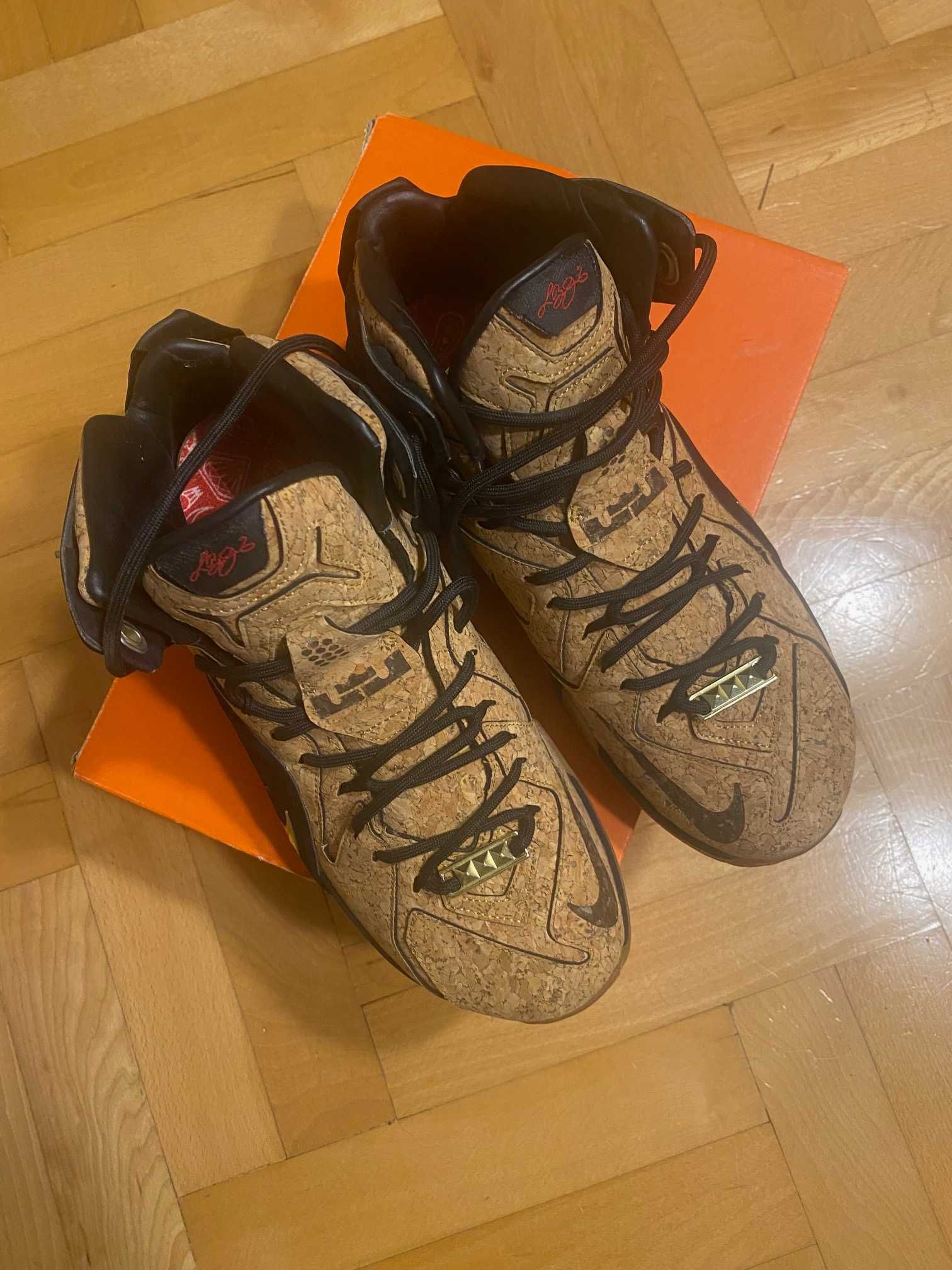 nike lebron 12 ext cork wydanie z roku 2015 nowe us8