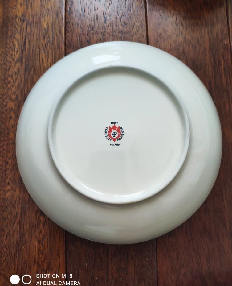 serwis obiadowy Porcelit Pruszków 12 osób vintage PRL